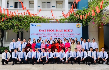 ĐẠI HỘI CÔNG ĐOÀN CƠ SỞ CHI NHÁNH KHU VỰC MIỀN BẮC  LẦN THỨ VIII, NHIỆM KỲ 2025-2030: THÀNH CÔNG TỐT ĐẸP  BẦU RA BAN CHẤP HÀNH KHÓA MỚI.