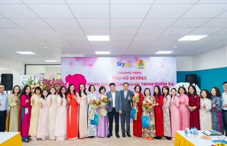 SKYPEC TỔ CHỨC GẶP MẶT NỮ CÁN BỘ, NGƯỜI LAO ĐỘNG: NHỮNG ĐÓA HỒNG RẠNG RỠ GIỮA BẦU TRỜI NĂNG LƯỢNG