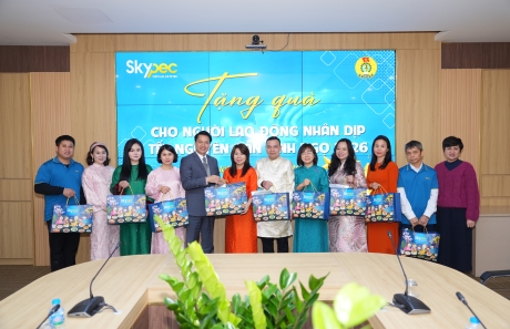 “XUÂN TRỌN VẸN, TẾT ĐỦ ĐẦY”, SKYPEC TỔ CHỨC TẶNG QUÀ, CHĂM LO NGƯỜI LAO ĐỘNG NHÂN DỊP TẾT NGUYÊN ĐÁN BÍNH NGỌ 2026.